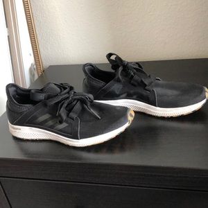 Black w/ gum bottom adidas edge lux